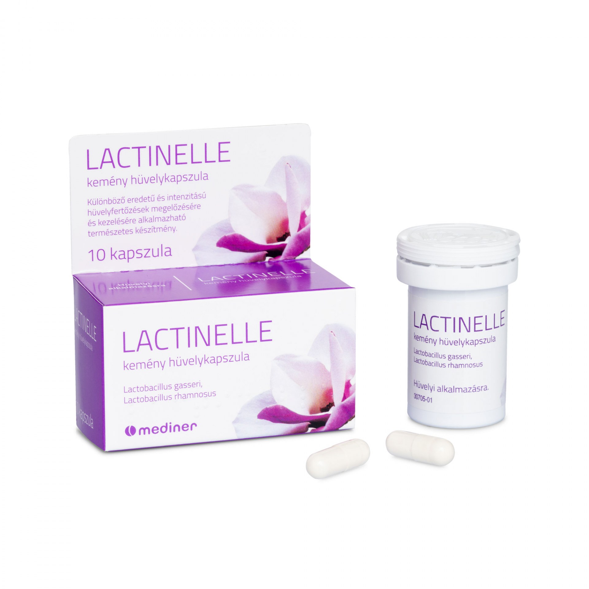 Lactinelle kemény hüvelykapszula