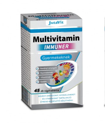 JutaVit Multivitamin Immuner gyermekeknek rágótabletta 45db