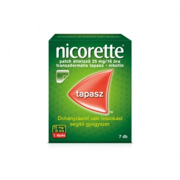 Nicorette Patch 25 mg/16 Óra Transzdermális Tapasz 7 db