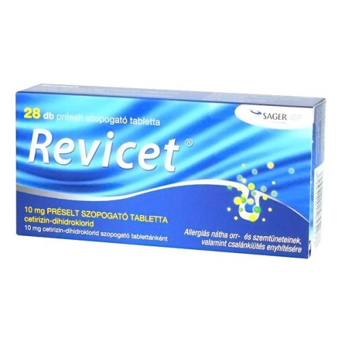 Revicet 10 Mg Preselt Szopogato Tabl.  28X