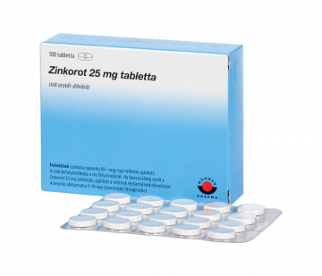 ZINKOROT 25MG TABLETTA  100X