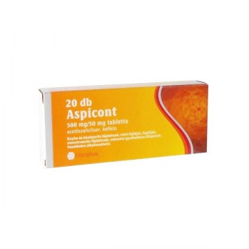 Aspicont 500Mg/50Mg Tabletta 20X