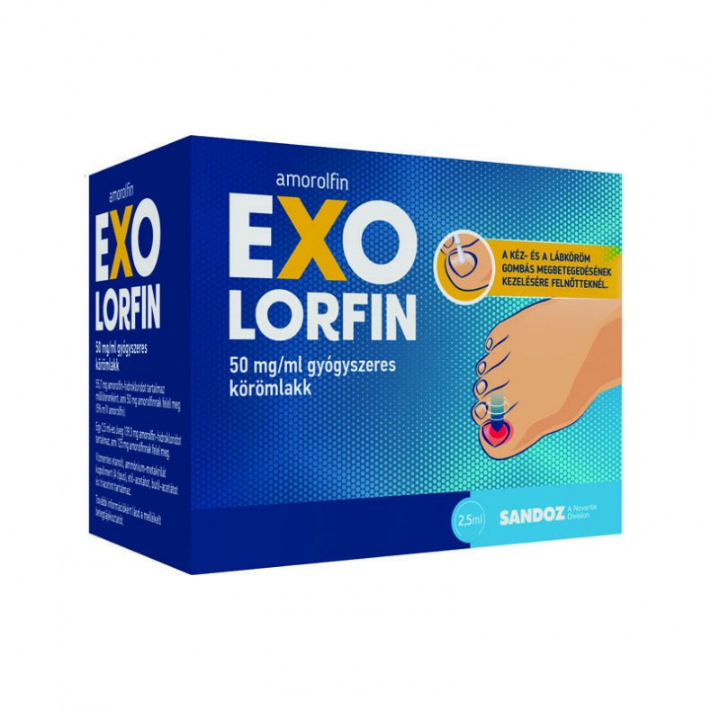 Exolorfin 50Mg/Ml Gyógyszeres Körömlakk 1X2,5Ml