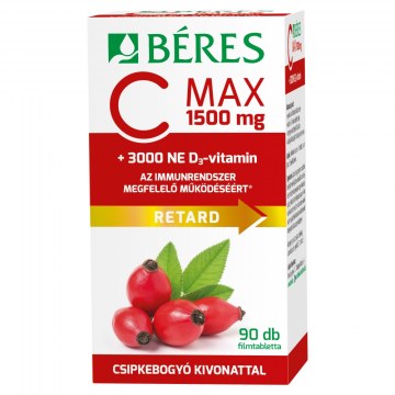 Alternative view of Beres C Max 1500Mg+Csipke+D3 3000Ne Ret.tbl. 90X