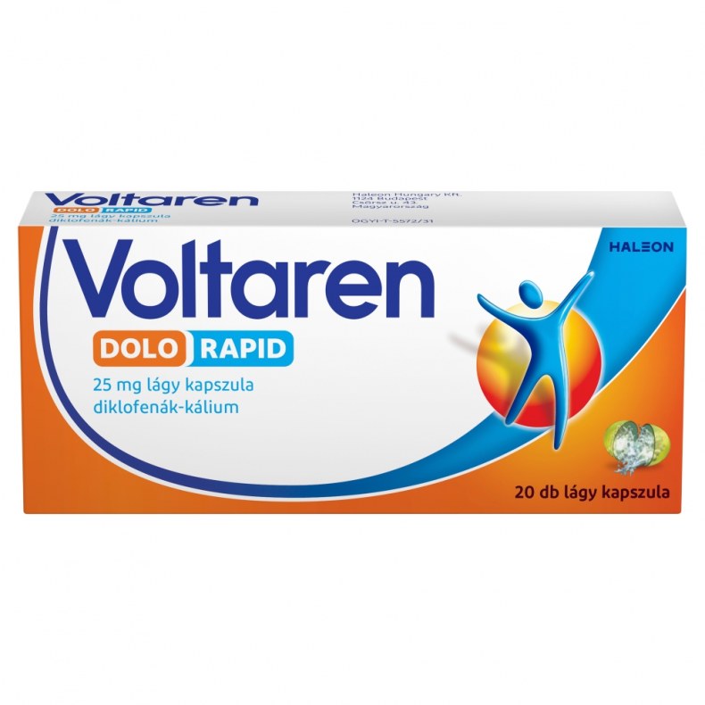 Voltaren Dolo Rapid 25 Mg Lágy Kapszula 20X