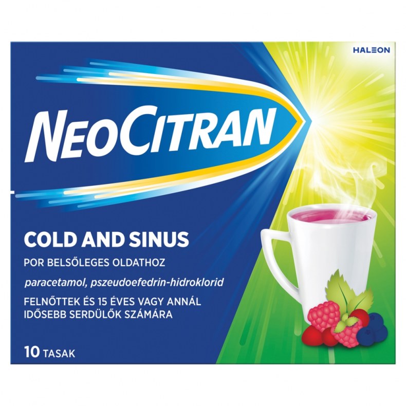 Neo Citran Cold And Sinus Por Belsőleges Oldathoz 10 db