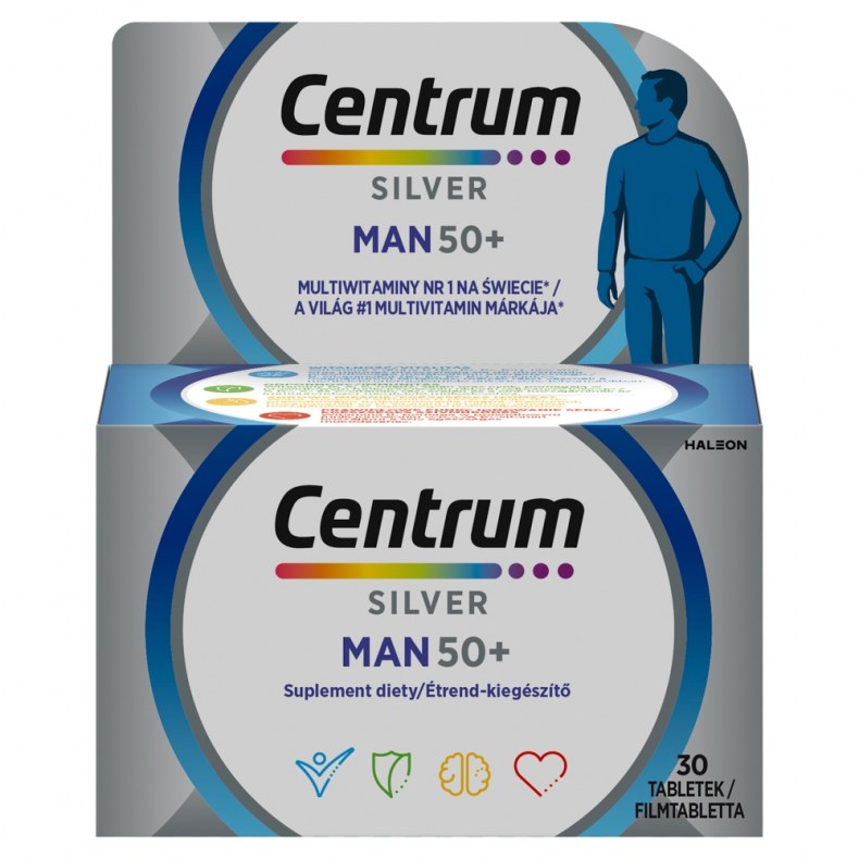 Centrum Férfiaknak 50+ A-Z Filmtabletta 30X