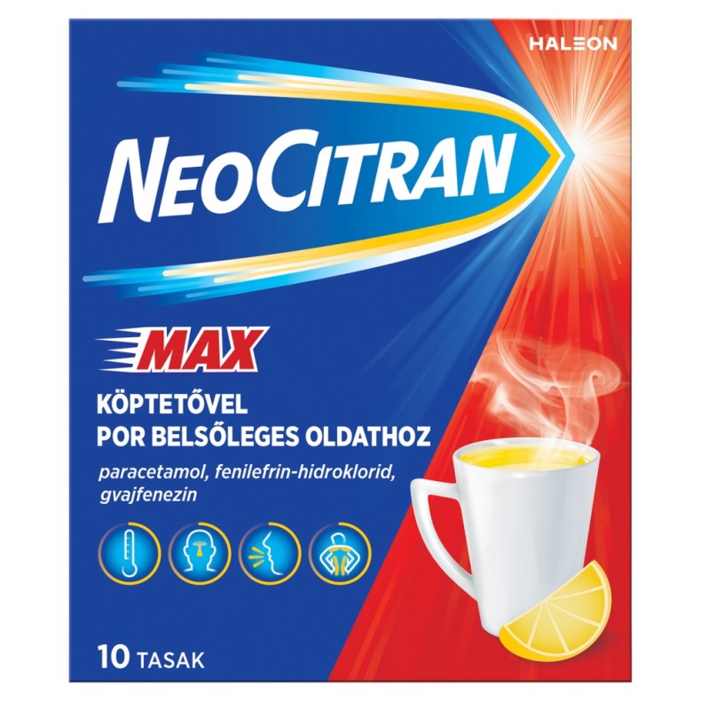 Neo Citran Max Köptető Por Bels.oldat 10X