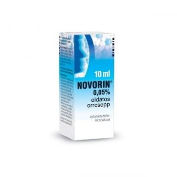 Novorin 0,05% Oldatos Orrcsepp 10 Ml