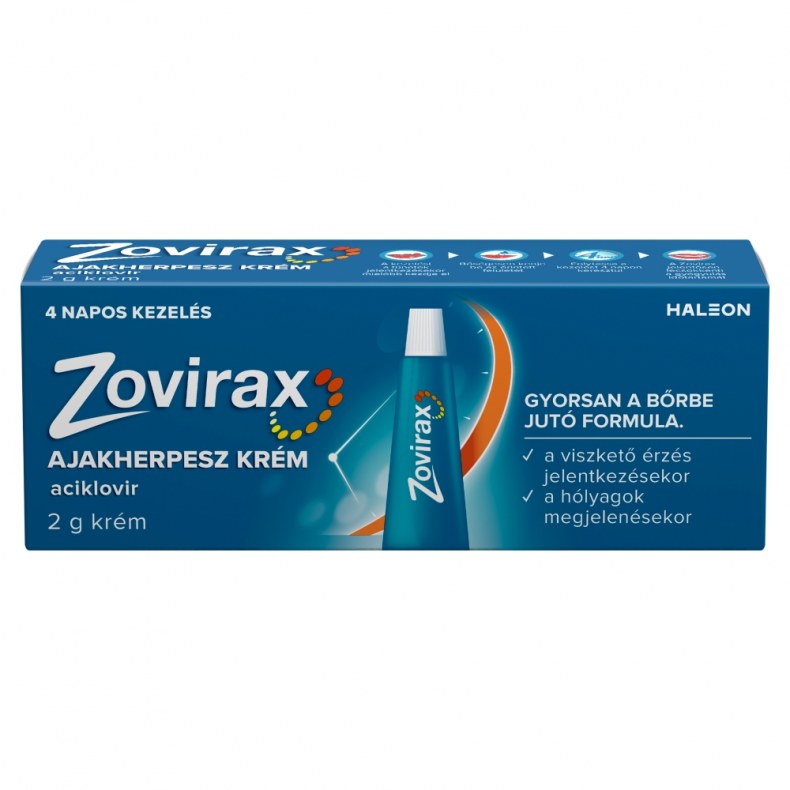 Zovirax Ajakherpesz Krém  1x2 g
