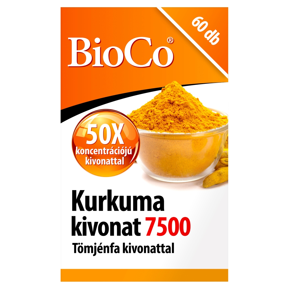 Bioco Kurkuma Tömjénfa Kivonat Kapszula 60X