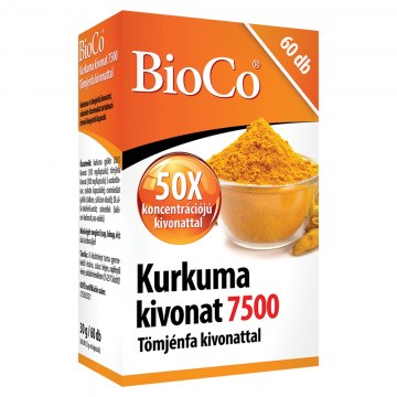 Alternative view of Bioco Kurkuma Tömjénfa Kivonat Kapszula 60X