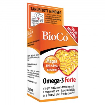 Alternative view of Bioco Omega 3 Forte 100 Db Kapszula Mega Pack
