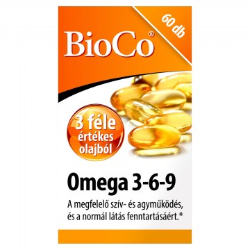 BioCo Omega-3-6-9 Lágyzselatin Kapszula 60X