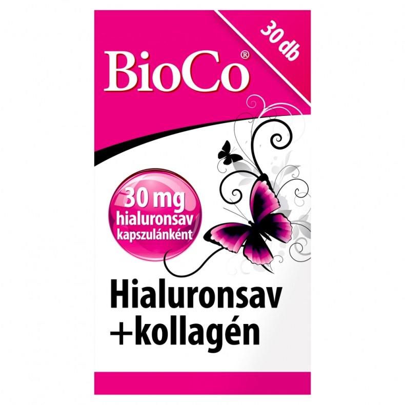 Bioco Hyaluronsav Kollagén Kapszula 30X