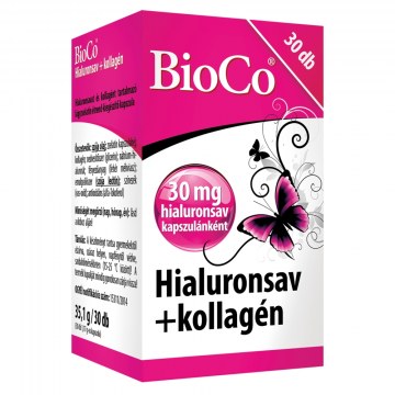 Alternative view of Bioco Hyaluronsav Kollagén Kapszula 30X