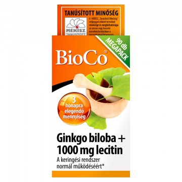 Bioco Ginkgo Biloba+Lecitin 1000Mg Kapszula 90X