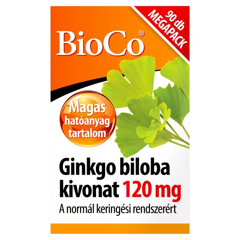 Bioco Ginkgo Kivonat 120Mg Tabletta 90X