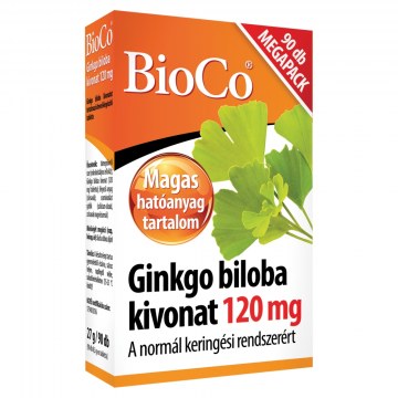 Alternative view of Bioco Ginkgo Kivonat 120Mg Tabletta 90X