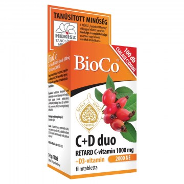 Alternative view of BioCo C+D Duo Retard C-vitamin 1000mg+D3-vitamin 2000NE filmtabletta 100db