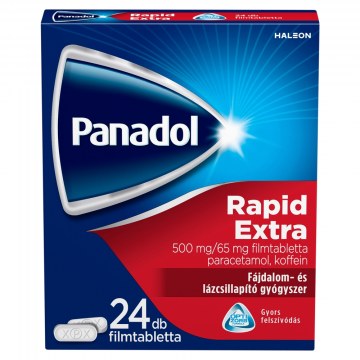 Panadol Rapid Extra 500 mg/65 mg Filmtabletta 24 db