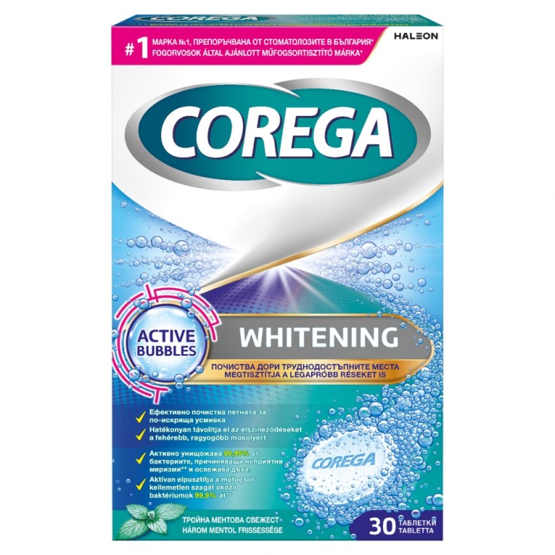 Corega Tabs Dental Weiss Tabletta 30X