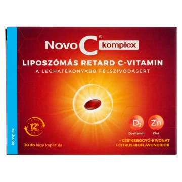 Novo C Komplex Liposzómás C-Vitamin+D3-Vitamin+Zn Kapszula 30X