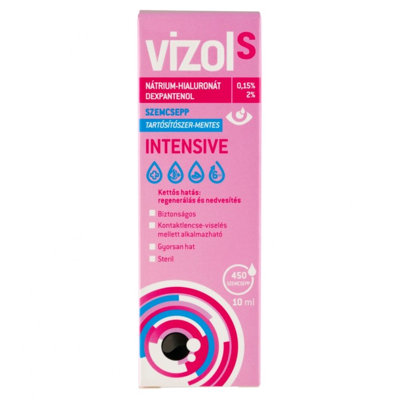 Vizol S Intensive Szemcsepp 10Ml