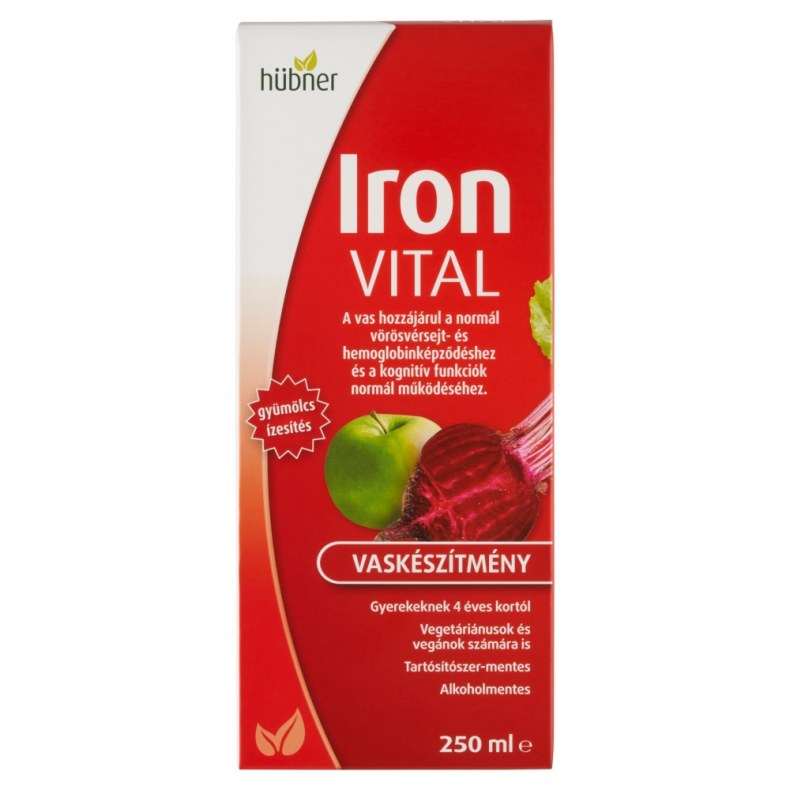 Hübner Iron Vital F Szirup 250 ml