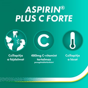 Alternative view of Aspirin Plus C Forte 800Mg/480Mg Pezsgőtabletta 20X