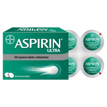 Alternative view of Aspirin Ultra 500Mg Bevont Tabletta 40X