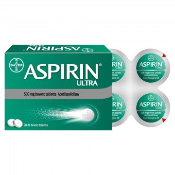 Alternative view of Aspirin Ultra 500Mg Bevont Tabletta 20X