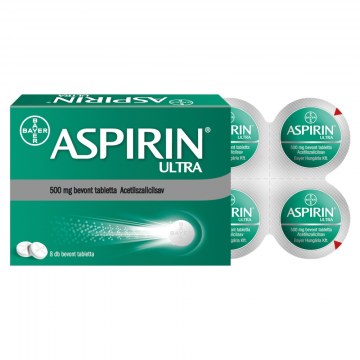 Alternative view of Aspirin Ultra 500Mg Bevont Tabletta  8X