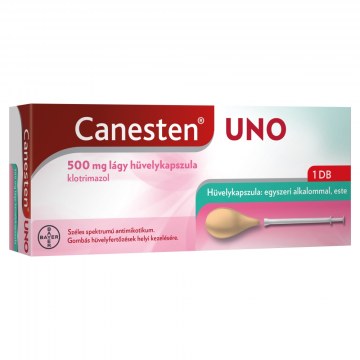 Canesten Uno 500mg Lágy Hüvelykapszula 1 db