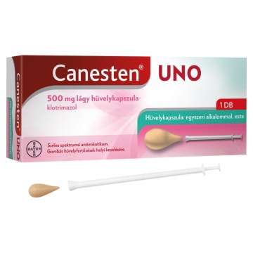 Alternative view of Canesten Uno 500mg Lágy Hüvelykapszula 1 db