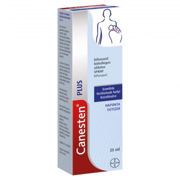 Alternative view of Canesten Plus Bifonazol Külsőleges Oldatos Spray 1x25 ml