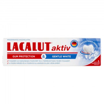 Lacalut Aktiv Gum Protection & Gentle White Fogkrém 75Ml