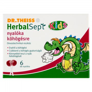 Theiss Köhögésre Herbalsept Kids Nyalóka 6X