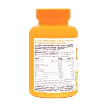 Alternative view of 1x1 Vitamin 200 mg C-vitamin + D3 + cink rágótabletta 90 db