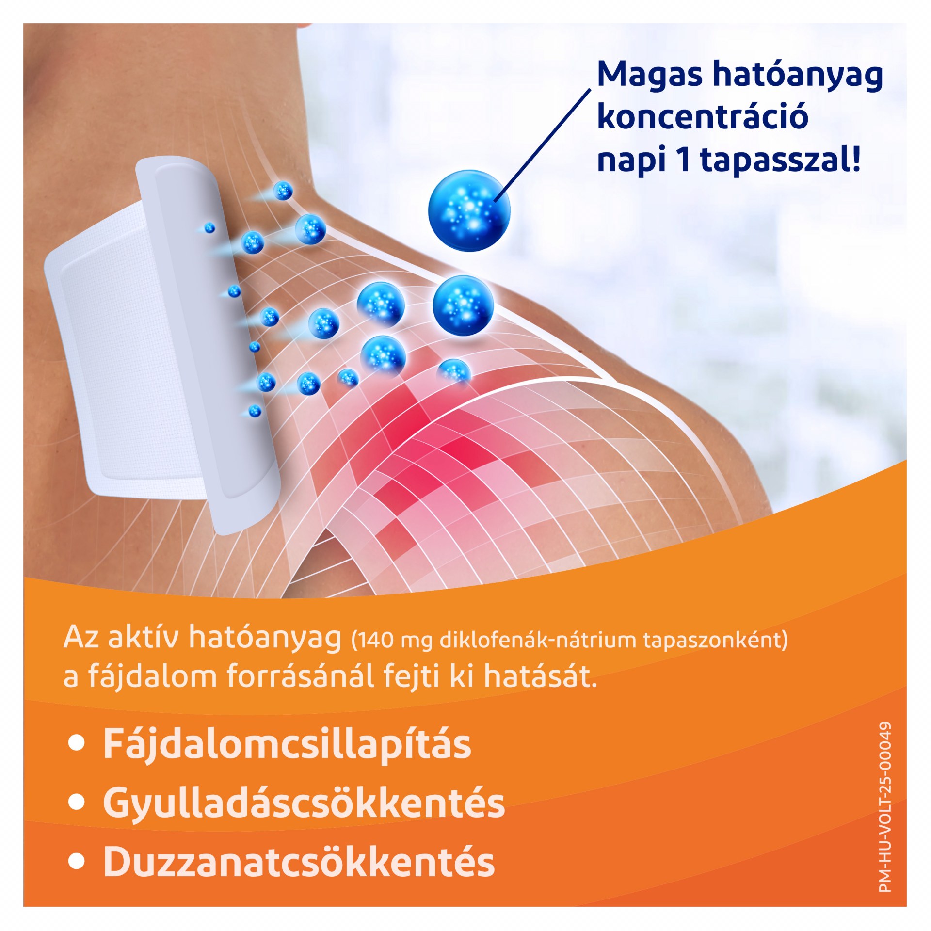 Voltaren ActiGo 140 mg Gyógyszeres Tapasz 5 db - Image 2