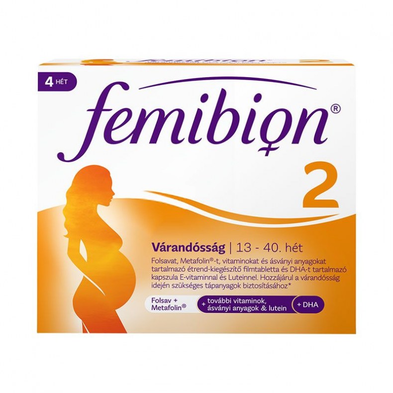 Femibion 2 Várandósság Kapszula + Filmtabletta 28+28Db