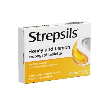 Alternative view of Strepsils Honey and Lemon szopogató tabletta 24 db