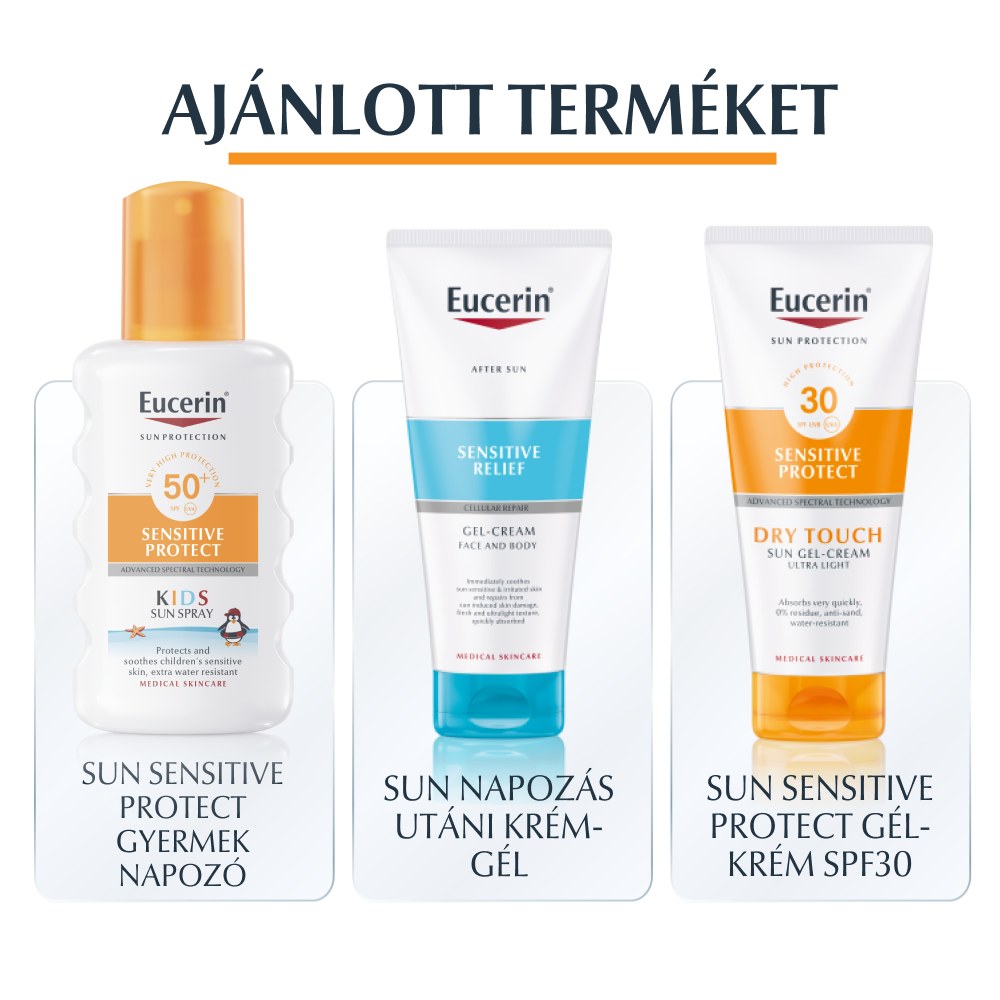 Eucerin Sun Sensitive Protect SPF50+ arcra 50 ml - Image 2