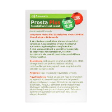 Alternative view of Innopharm Prosta Plus Szabalpálma kivonat cinkkel kapszula 60 db