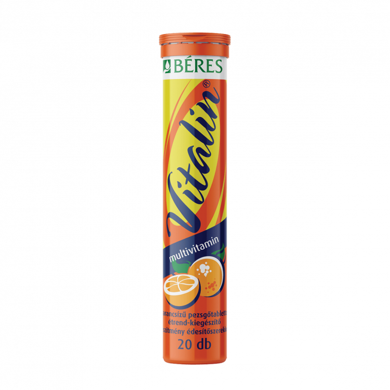 Beres Vitalin Multivit. Narancs Pezsgotbl.20X Uj