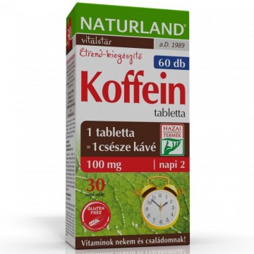 Naturland Koffein Tabletta 60X