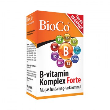Bioco B-Vitamin Komplex Forte Tabletta 100X
