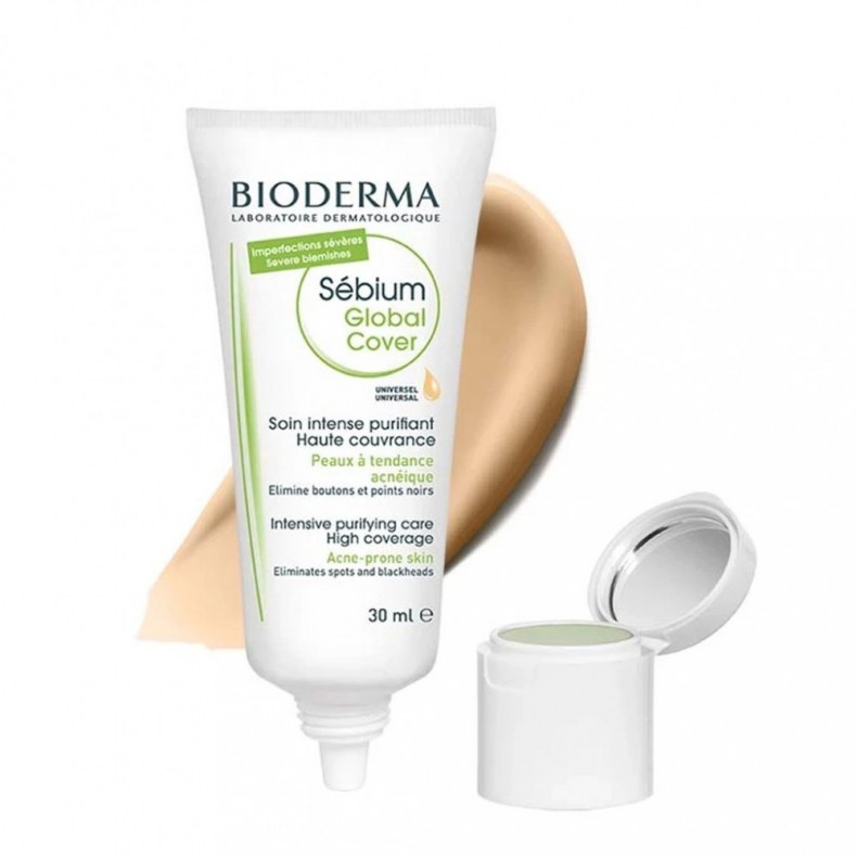 Bioderma Sébium Global Cover Bőrápoló Krém 30 ml