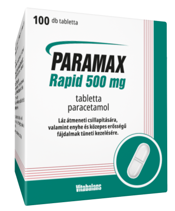 Paramax Rapid 500 mg Tabletta 100 db