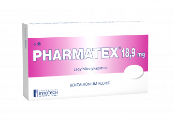 Pharmatex 18,9 mg Lágy Hüvelykapszula 6 db